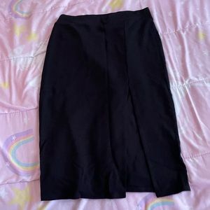 Black skirt